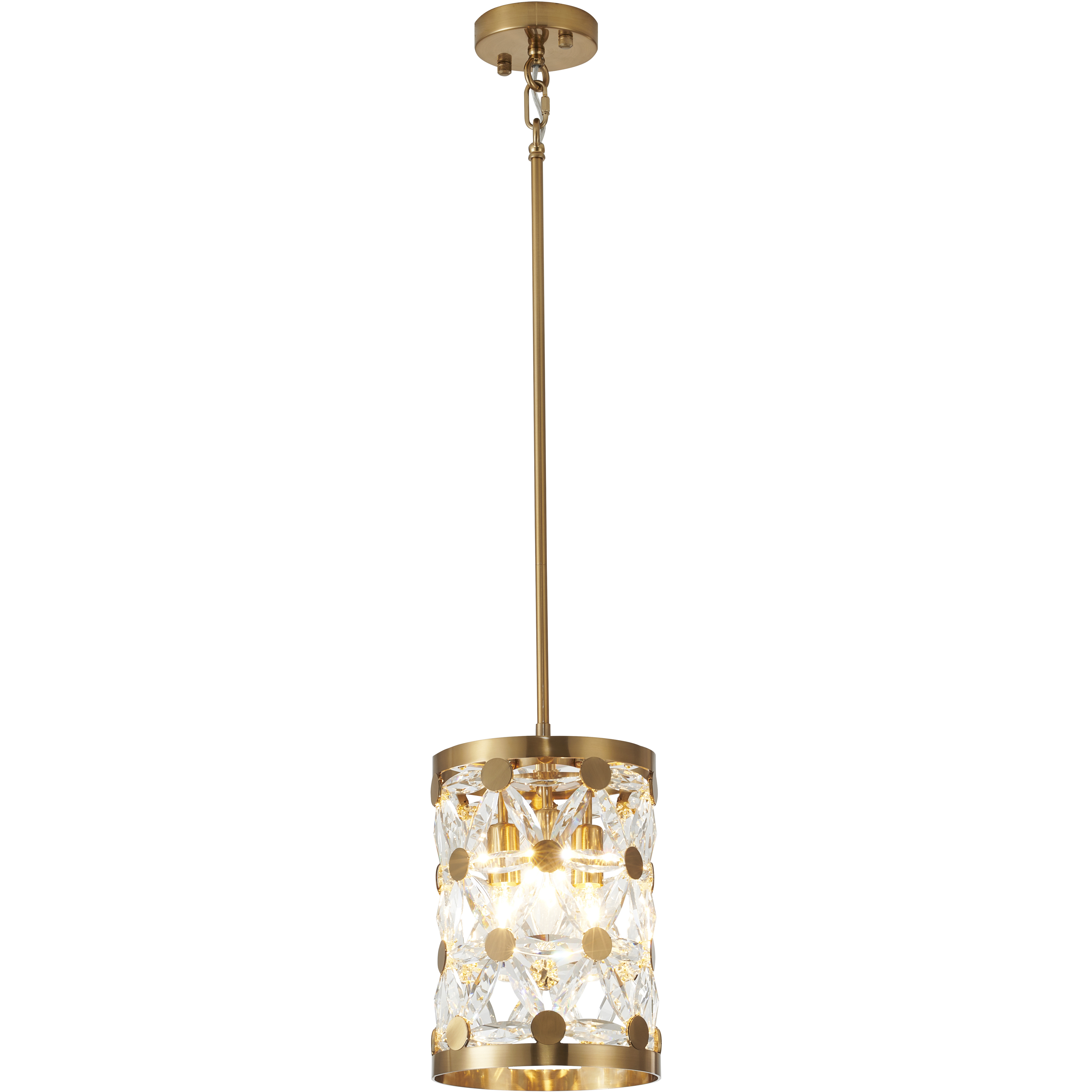 Canada 3 Light 7.8 inch Copper Pendant Ceiling Light